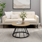 Modern 30-inch Round Coffee Table