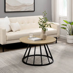 Modern 30-inch Round Coffee Table