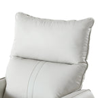 Modern Small Rocking Swivel Recliner Chair with Overstuffed Seat