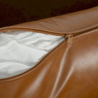 Brown 39.17  Accent Chair with Metal Legs