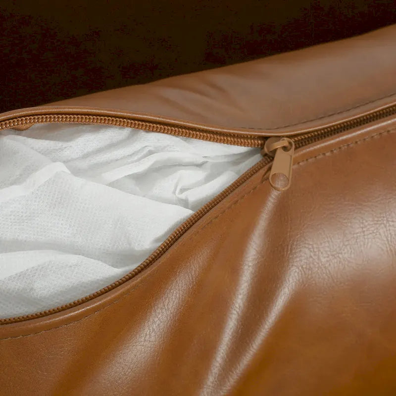 Brown 39.17  Accent Chair with Metal Legs