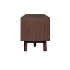 Wood TV Stand for 75  TVs, Modern TV Cabinet for Living Room