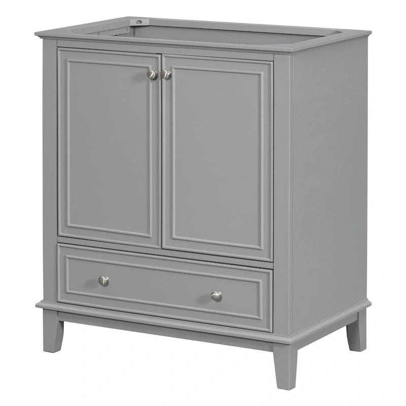 30  Bathroom Floor Storage Cabinet, Bathroom Vanity With Doors, Drawers, Adjustable Shelf Bathroom Cabinet