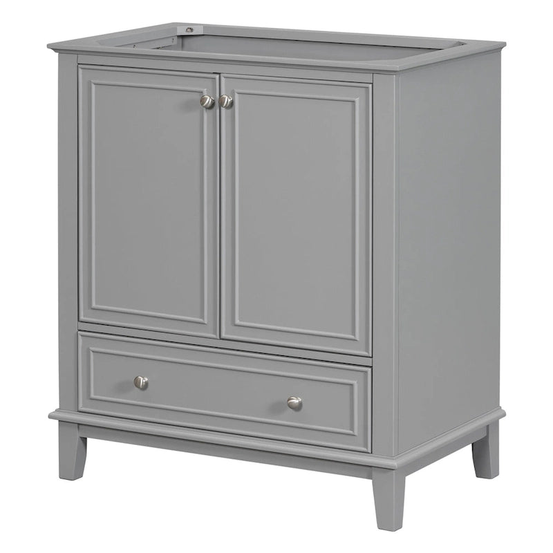 30  Bathroom Floor Storage Cabinet, Bathroom Vanity With Doors, Drawers, Adjustable Shelf Bathroom Cabinet