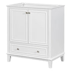30  Bathroom Floor Storage Cabinet, Bathroom Vanity With Doors, Drawers, Adjustable Shelf Bathroom Cabinet