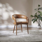 Modern Fort PU Leather Upholstered Dining Chair (Set of 4)