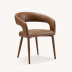 Modern Fort PU Leather Upholstered Dining Chair (Set of 4)