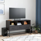 TV Stand Entertainment Center Media Unit Living Room Furniture Steel - 15.4 x 39.6 x 23.8