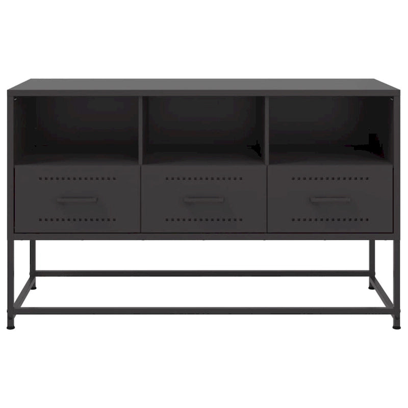 TV Stand Entertainment Center Media Unit Living Room Furniture Steel - 15.4 x 39.6 x 23.8