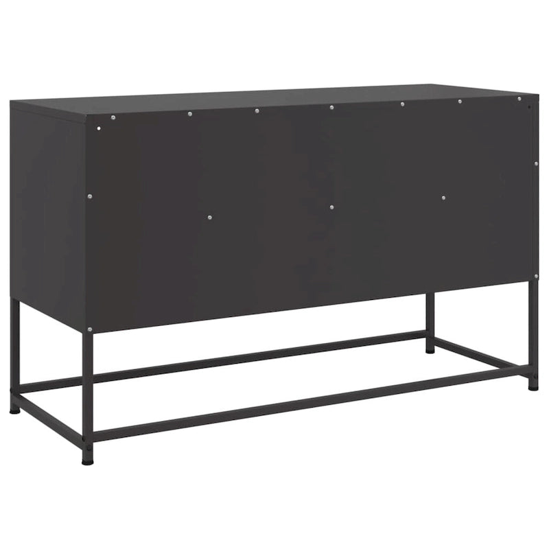 TV Stand Entertainment Center Media Unit Living Room Furniture Steel - 15.4 x 39.6 x 23.8