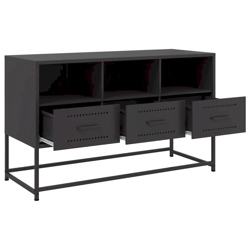 TV Stand Entertainment Center Media Unit Living Room Furniture Steel - 15.4 x 39.6 x 23.8