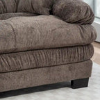 84  Upholstered 3-Seater Sofa with Memory Foam & Comfort Pillows