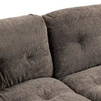 84  Upholstered 3-Seater Sofa with Memory Foam & Comfort Pillows