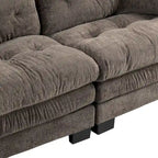 84  Upholstered 3-Seater Sofa with Memory Foam & Comfort Pillows