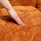 84  Upholstered 3-Seater Sofa with Memory Foam & Comfort Pillows