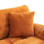 84  Upholstered 3-Seater Sofa with Memory Foam & Comfort Pillows