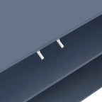 Modern Wave Pattern Storage Cabinet with 2 Doors, 2 Drawers and Adjustable Shelves