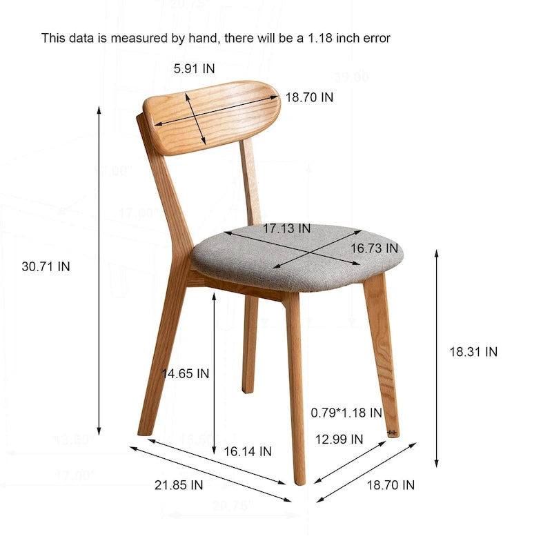 Premium Solid Wood Dining Chair with Exceptional Craftsmanship for Comfortable Seating