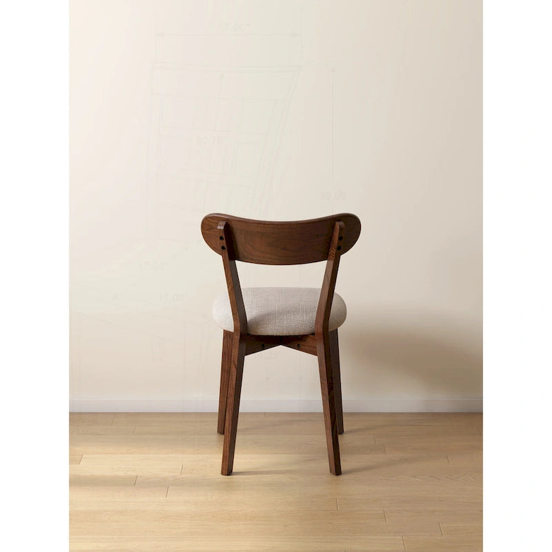 Premium Solid Wood Dining Chair with Exceptional Craftsmanship for Comfortable Seating
