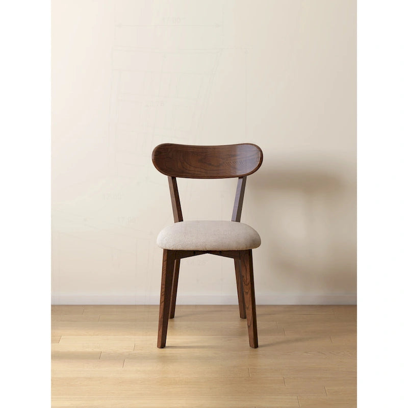 Premium Solid Wood Dining Chair with Exceptional Craftsmanship for Comfortable Seating