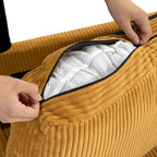 Classic Corduroy Sofa Couch 2-Seater Upholstered Couch