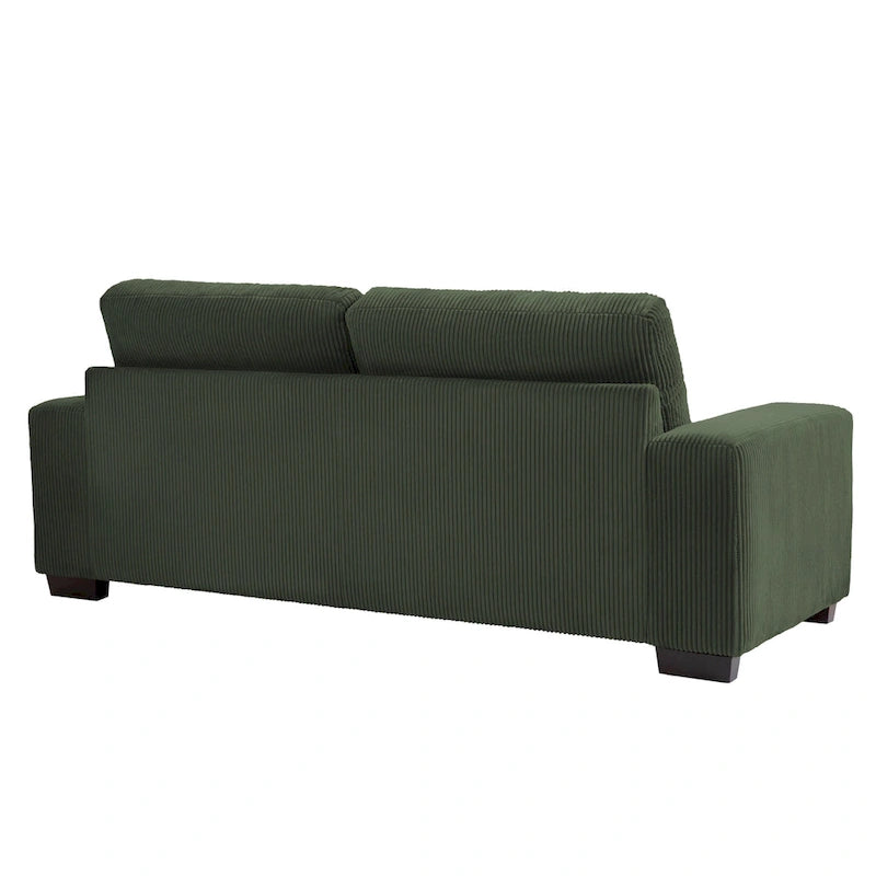 Classic Corduroy Sofa Couch 2-Seater Upholstered Couch