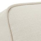 Stoddard Ivory Fabric Chair with Nailhead Trim Artisan