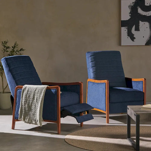 Anaura Channel Stitch Pushback Recliners