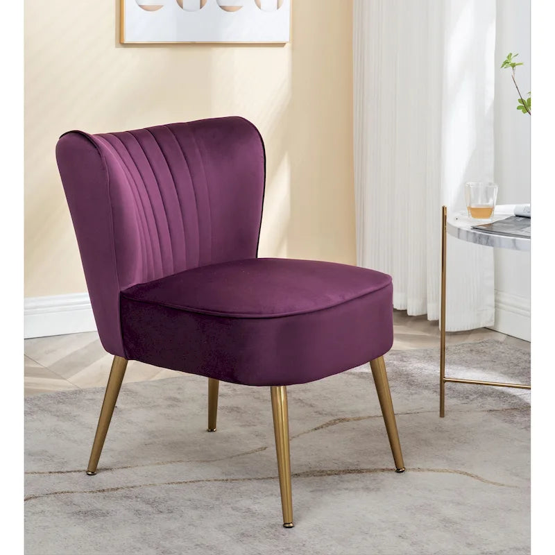 Sauter 23.2  Wide Mid-Century Modern Microfiber Accent Chair