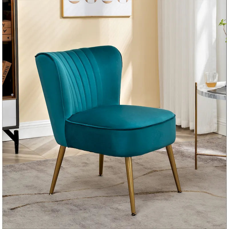 Sauter 23.2  Wide Mid-Century Modern Microfiber Accent Chair