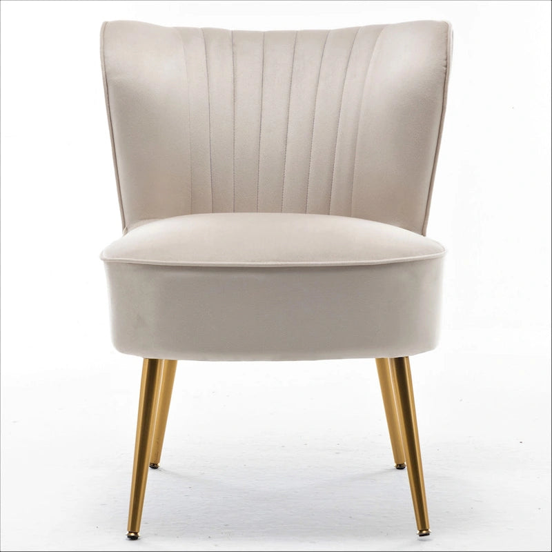 Sauter 23.2  Wide Mid-Century Modern Microfiber Accent Chair