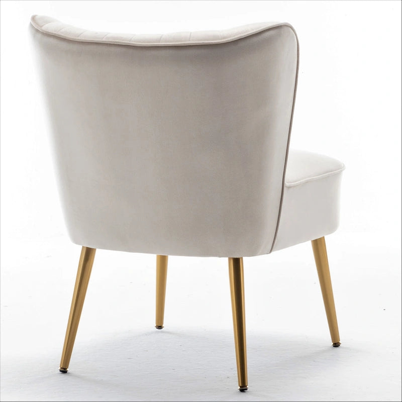 Sauter 23.2  Wide Mid-Century Modern Microfiber Accent Chair