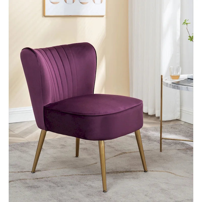 Sauter 23.2  Wide Mid-Century Modern Microfiber Accent Chair