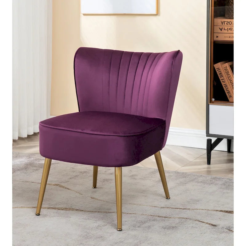 Sauter 23.2  Wide Mid-Century Modern Microfiber Accent Chair