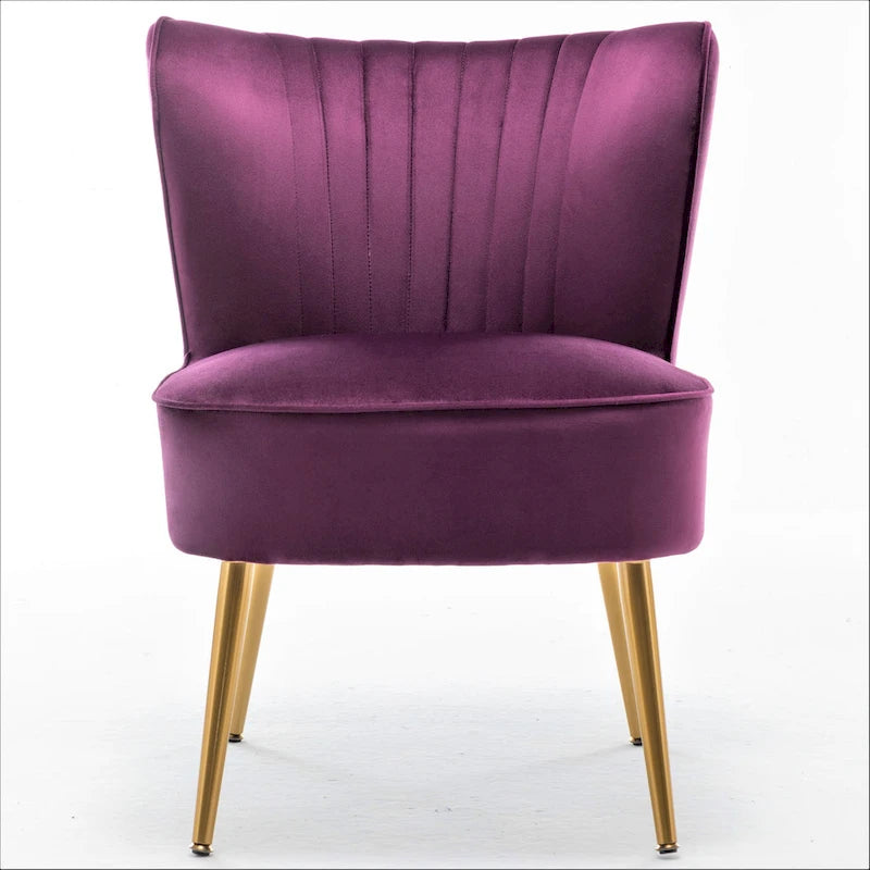 Sauter 23.2  Wide Mid-Century Modern Microfiber Accent Chair