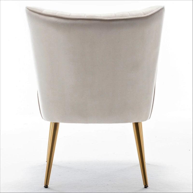 Sauter 23.2  Wide Mid-Century Modern Microfiber Accent Chair