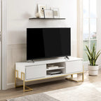Middlebrook Contemporary Metal-Base 2-Drawer TV Stand