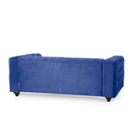 Sagewood Transitional Deeply Tufted Sofa