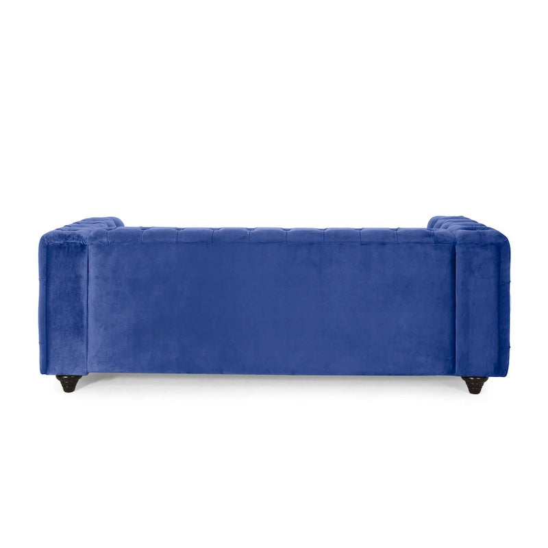 Sagewood Transitional Deeply Tufted Sofa