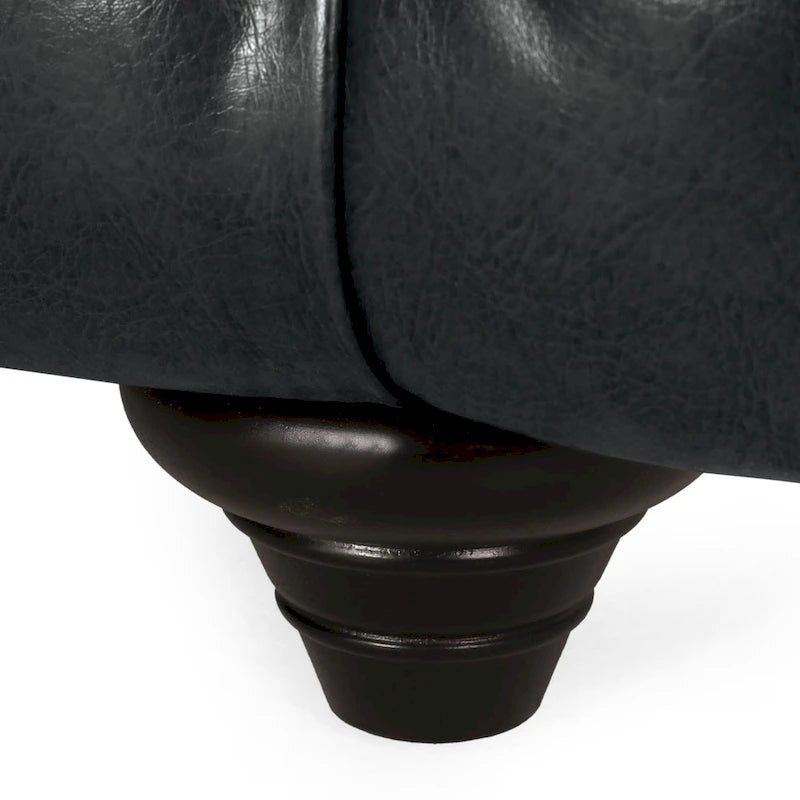 Sagewood Transitional Deeply Tufted Sofa