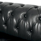 Sagewood Transitional Deeply Tufted Sofa