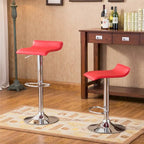 Blaine Chrome Air Lift Adjustable Swivel Stools (Set of 2)