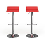 Blaine Chrome Air Lift Adjustable Swivel Stools (Set of 2)