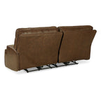 Signature Design  Francesca Auburn 2 Seat Power Reclining Sofa with Adjustable Headrest - 84 W x 41 D x 42 H