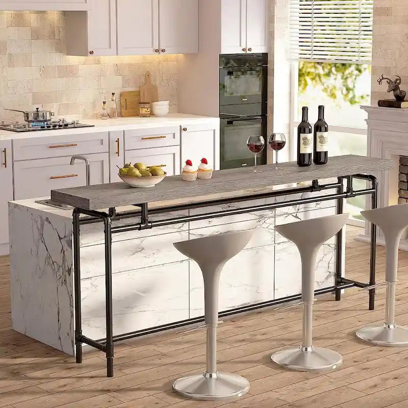 Console Table, 70.9  Narrow Long Entryway Table for Living Room - 11.81 D x 70.85 W x 35.43 H