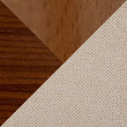 Vallemala Mid-Century Chair with Tapered Wood Legs - Set of 2