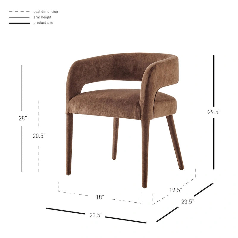 Velvet Dining Side Chair