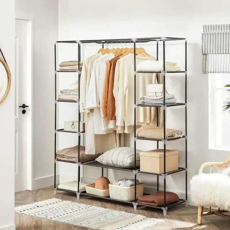 Portable Closet for Bedroom - 11.81 D x 46 W x 63.78 H