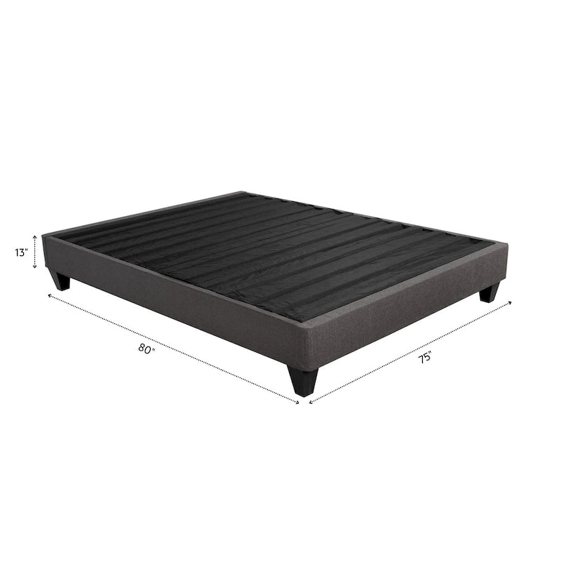 Speedy Fabric Platform Bed Frame, King