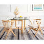 Carlota Spindle Dining Chair (Set of 2) - 23  W x 23  D x 30  H - 22Wx22Dx30H